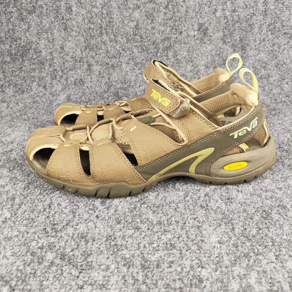 Teva Sandals Womens Size 10 Beige Fisherman Hook Loop Hiking Outdoor 4173